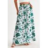 imagePRETTYGARDEN Womens 2025 Summer Wide Leg Palazzo Pants High Waisted Flowy Pockets Trendy Casual Lounge Boho Beach TrousersPrint Green