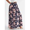 imagePRETTYGARDEN Womens 2025 Summer Wide Leg Palazzo Pants High Waisted Flowy Pockets Trendy Casual Lounge Boho Beach TrousersPrint Navy Pink