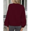 imagePRETTYGARDEN Womens 2025 Winter Cardigan Sweaters Trendy Chunky Knit Long Sleeve Button Up Casual Warm Fall Jackets CoatsBurgundy