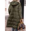 imagePRETTYGARDEN Womens 2025 Winter Fashion Clothes Oversized Shearling Fleece Long Coats JacketsArmy Green