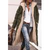 imagePRETTYGARDEN Womens 2025 Winter Fashion Clothes Oversized Shearling Fleece Long Coats JacketsArmy Green