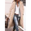 imagePRETTYGARDEN Womens 2025 Winter Fashion Clothes Oversized Shearling Fleece Long Coats JacketsBeige