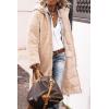 imagePRETTYGARDEN Womens 2025 Winter Fashion Clothes Oversized Shearling Fleece Long Coats JacketsBeige