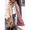 imagePRETTYGARDEN Womens 2025 Winter Fashion Clothes Oversized Shearling Fleece Long Coats JacketsBrick Red