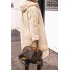 imagePRETTYGARDEN Womens 2025 Winter Fashion Clothes Oversized Shearling Fleece Long Coats JacketsBrown