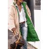 imagePRETTYGARDEN Womens 2025 Winter Fashion Clothes Oversized Shearling Fleece Long Coats JacketsGreen