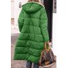 imagePRETTYGARDEN Womens 2025 Winter Fashion Clothes Oversized Shearling Fleece Long Coats JacketsGreen