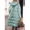 imagePRETTYGARDEN Womens 2025 Winter Fashion Clothes Oversized Shearling Fleece Long Coats JacketsGrey Green