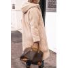 imagePRETTYGARDEN Womens 2025 Winter Fashion Clothes Oversized Shearling Fleece Long Coats JacketsGrey Green