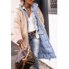 imagePRETTYGARDEN Womens 2025 Winter Fashion Clothes Oversized Shearling Fleece Long Coats JacketsLight Blue