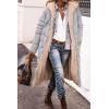 imagePRETTYGARDEN Womens 2025 Winter Fashion Clothes Oversized Shearling Fleece Long Coats JacketsLight Grey