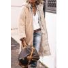 imagePRETTYGARDEN Womens 2025 Winter Fashion Clothes Oversized Shearling Fleece Long Coats JacketsLight Khaki