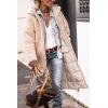imagePRETTYGARDEN Womens 2025 Winter Fashion Clothes Oversized Shearling Fleece Long Coats JacketsLight Khaki