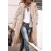 imagePRETTYGARDEN Womens 2025 Winter Fashion Clothes Oversized Shearling Fleece Long Coats JacketsLight Khaki