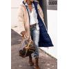 imagePRETTYGARDEN Womens 2025 Winter Fashion Clothes Oversized Shearling Fleece Long Coats JacketsNavy