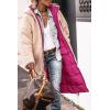 imagePRETTYGARDEN Womens 2025 Winter Fashion Clothes Oversized Shearling Fleece Long Coats JacketsRose Red