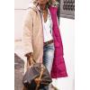 imagePRETTYGARDEN Womens 2025 Winter Fashion Clothes Oversized Shearling Fleece Long Coats JacketsRose Red