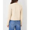imagePRETTYGARDEN Womens Knit Cardigan Sweaters Casual Long Sleeve Open Front Button Down Trendy Jackets OuterwearBeige