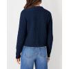 imagePRETTYGARDEN Womens Knit Cardigan Sweaters Casual Long Sleeve Open Front Button Down Trendy Jackets OuterwearDark Blue