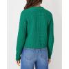 imagePRETTYGARDEN Womens Knit Cardigan Sweaters Casual Long Sleeve Open Front Button Down Trendy Jackets OuterwearGreen
