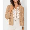 imagePRETTYGARDEN Womens Knit Cardigan Sweaters Casual Long Sleeve Open Front Button Down Trendy Jackets OuterwearKhaki
