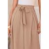 imagePRETTYGARDEN Womens Wide Leg Work Pants Business Casual High Waisted Loose Palazzo Trouser Summer ClothesCamel