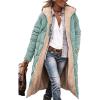 imagePRETTYGARDEN Womens 2025 Winter Fashion Clothes Oversized Shearling Fleece Long Coats JacketsGrey Green