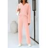 imagePRETTYGARDEN Lounge Sets for Women Two Piece Sweaters Pajama Set Fall Fashion 2025 Loungewear Outfits Matching Winter ClothesLight Pink