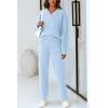 imagePRETTYGARDEN Lounge Sets for Women Two Piece Sweaters Pajama Set Fall Fashion 2025 Loungewear Outfits Matching Winter ClothesSky Blue