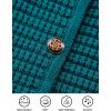 imagePRETTYGARDEN Women Knit Cardigan Sweaters Fall Fashion Long Sleeve Open Front Button Down Trendy Casual Jacket Winter ClothesBlue Green