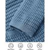 imagePRETTYGARDEN Women Knit Cardigan Sweaters Fall Fashion Long Sleeve Open Front Button Down Trendy Casual Jacket Winter ClothesMist Blue