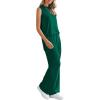 imagePRETTYGARDEN Womens 2 Piece Lounge Set 2025 Summer Casual Loose Tank Top Wide Leg Pants Matching Travel Outfits TracksuitGreen