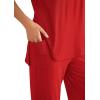 imagePRETTYGARDEN Womens 2 Piece Lounge Set 2025 Summer Casual Loose Tank Top Wide Leg Pants Matching Travel Outfits TracksuitRed