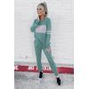 imagePRETTYGARDEN Womens 2 Piece Sets 2025 Long Sleeve Tops High Waisted Sweatpants Lounge Set Fall Fashion Travel OutfitsFruit Green