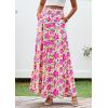 imagePRETTYGARDEN Womens 2025 Summer Flowy Wide Leg Palazzo Pants Dressy Casual Elastic High Waisted Pockets Boho Beach TrousersFloral White Purple
