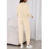 imagePRETTYGARDEN Womens Fall 2 Piece Lounge Sets Zip Up Sweatshirt Jogger Pants Sweat Track Suits Travel Outfit Winter ClothingApricot