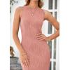 imagePRETTYGARDEN Womens Maxi Dress 2025 Summer Spaghetti Wedding Guest Long Resort Wear Casual Bodycon Sun DressesPink