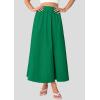imagePRETTYGARDEN Womens Maxi Skirts 2025 Summer Trendy Ruffle High Waisted Casual Long Flowy Skirt with PocketsGreen