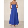 imagePRETTYGARDEN Womens Smocked Maxi Dresses 2025 Summer Beach Sundress Casual Spaghetti Strap Swing A Line Long Flowy DressRoyal Blue