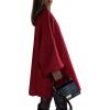 imagePRETTYGARDEN Long Cardigan Sweaters for Women Trendy Fall 2025 Oversized Knit Sweater Jacket Coats Winter Fashion ClothingBurgundy