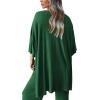 imagePRETTYGARDEN Two Piece Sets For Women Summer Fashion Lounge Matching Set 2025 Travel Vacation Airport Outfits ClothingDark Green