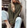 imagePRETTYGARDEN Womens Fall Oversized Pullover Sweaters Casual Crewneck Long Sleeve Chunky Cable Knit Tops Winter ClothingArmy Green