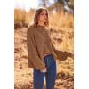 imagePRETTYGARDEN Womens Fall Oversized Pullover Sweaters Casual Crewneck Long Sleeve Chunky Cable Knit Tops Winter ClothingKhaki