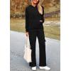 imagePRETTYGARDEN 2 Piece Sets for Women Fall 2025 Sweatsuits Outfits Lounge Matching Hoodie Set Travel Track Suits Winter ClothesBlack