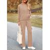 imagePRETTYGARDEN 2 Piece Sets for Women Fall 2025 Sweatsuits Outfits Lounge Matching Hoodie Set Travel Track Suits Winter ClothesLight Khaki