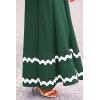 imagePRETTYGARDEN Womens 2025 Summer Flowy Maxi Dress Casual Sleeveless Spaghetti Strap Ruffle Beach Long DressesDark Green