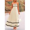 imagePRETTYGARDEN Womens 2025 Summer Flowy Maxi Dress Casual Sleeveless Spaghetti Strap Ruffle Beach Long DressesLight Beige