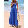 imagePRETTYGARDEN Womens Summer Casual Scoop Neck Sleeveless Long Dresses Tank Top Patchwork Aline Swing Maxi Dress with PocketsBlue