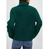 imagePRETTYGARDEN Womens Turtleneck Long Sleeve Sweater 2025 Fall Trendy Loose Fit Casual Tops Chunky Knit Pullover SweatersDark Green