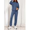 imagePRETTYGARDEN Womens Two Piece Outfits Sweatsuits Lounge Sets Hoodies Sweatshirt Joggers Sweatpants 2025 Fall Fashion ClothesBlue